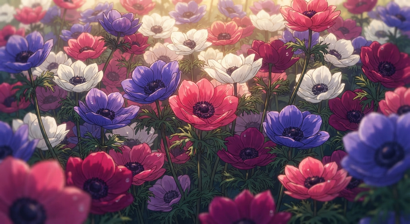 Flowers in a garden